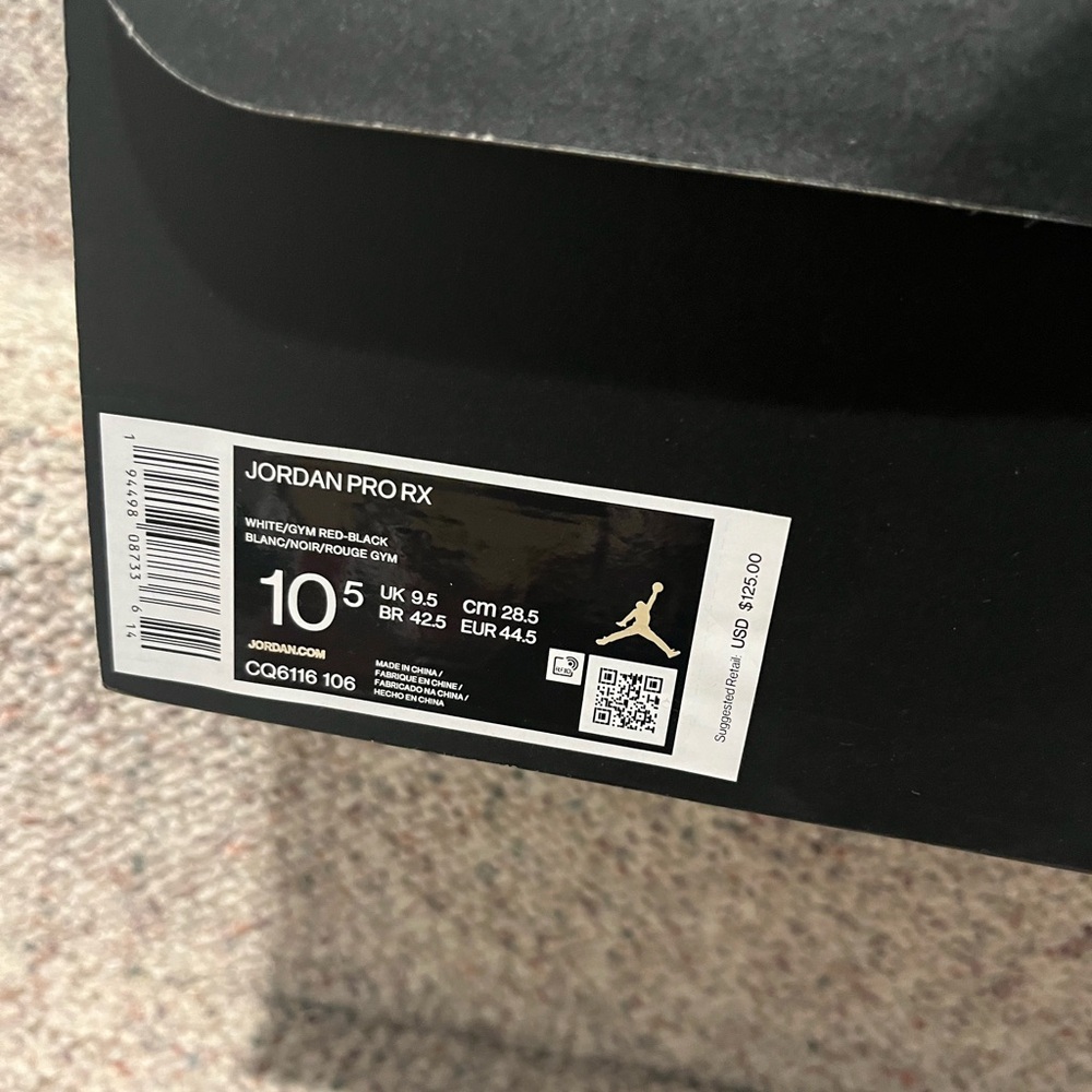 Jordan Pro RX White Gym Red - Picture 6 of 6